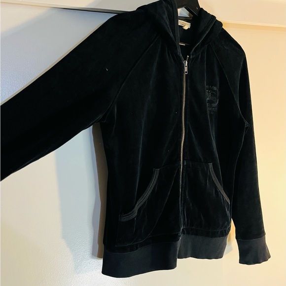 Burberry London Women’s Classic Black Hoodie Activewear Sweater Size L - Picture 6 of 9